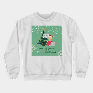 Programmer White Christmas - 2 Crewneck Sweatshirt